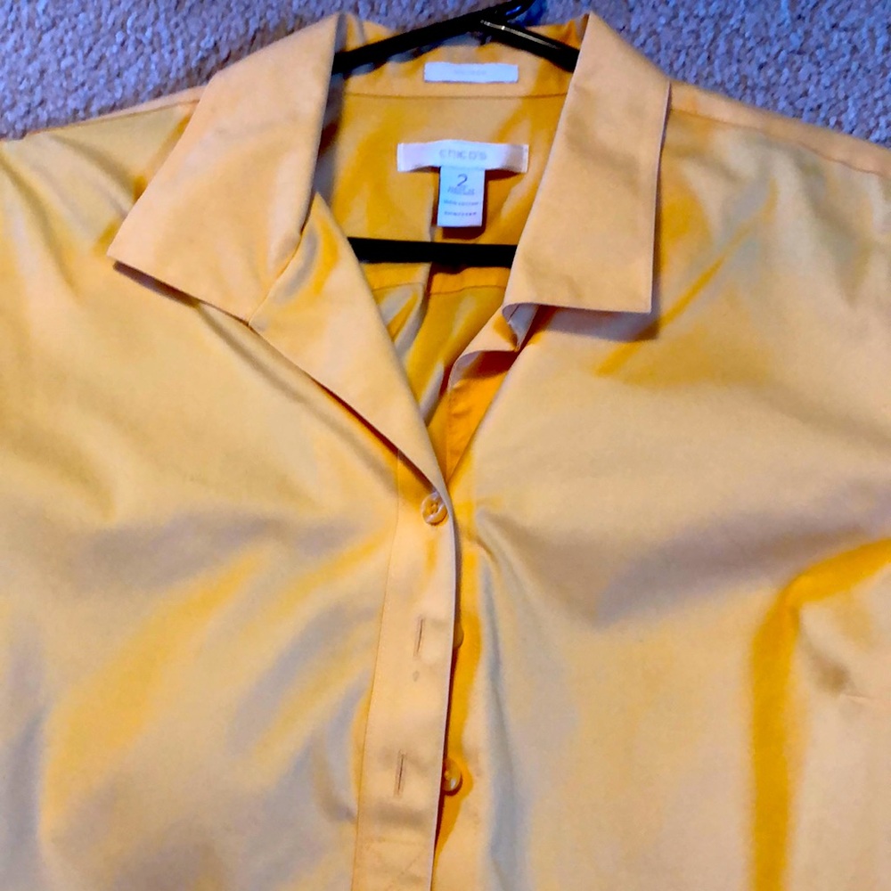 Chicos blouse! Sunny yellow!